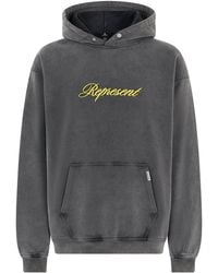 Represent - Hooded Sweatshirt Cotton Jumpers - Lyst