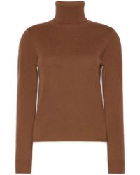 Max Mara - Regular-Fit Wool & Cashmere Ribbed Turtleneck Sweater - Lyst