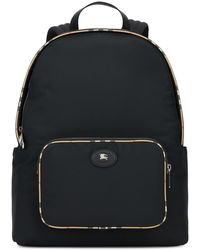 Burberry - Backpack With Tartan Details Polyester Backpacks - Lyst