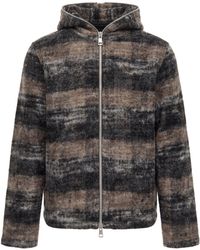 Our Legacy - Check Zip-Up Hooded Jacket - Lyst