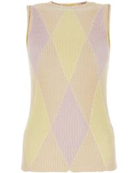 Burberry - Sleeveless Tops - Lyst