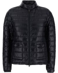 Herno - Quilted Down Jacket With Raised Collar - Lyst