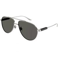 Gucci - Sunglasses Aviator Full Rim, Ruthenium Frame And Lens Gg1311S001 - Lyst