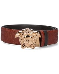 Versace - Medusa Reversible Belt - Lyst