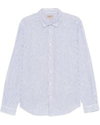 Woolrich - Striped Linen Shirt - Lyst