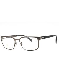 David Beckham - Db 1137 Metal Rectangular Eyeglasses - Lyst
