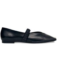 Alohas - Square Toe Ruched Flats - Lyst