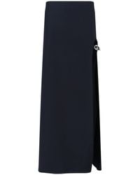 Coperni - Maxi Skirt With Garter Detail - Lyst