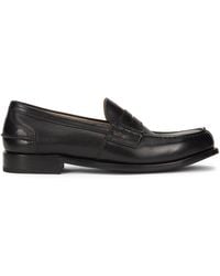 Prada - Elegant Leather Moccasin - Lyst