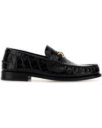 Versace - Loafer Coin Crocco Print - Lyst