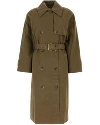 MICHAEL Michael Kors - Cotton Blend Trench Jacket For - Lyst