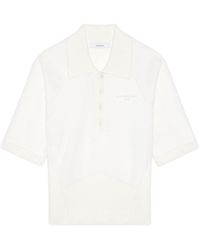 Givenchy - Tonal Polo Button-Down Collar With Embroidered Signature (Size S) - Lyst