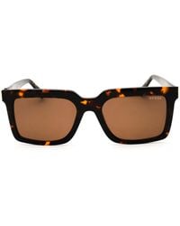 Guess - Rectangular Acetate Sunglasses - Lyst