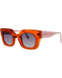 Face A Face - Geometric Acetate Sunglasses - Lyst