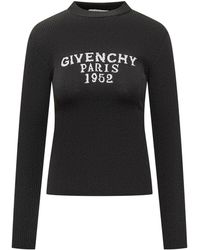 Givenchy - Logo Crew Neck Sweater - Lyst