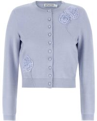Self-Portrait - Cardigan Preppy Lace - Lyst