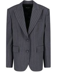 Dondup - Pinstripe Single-Breasted Blazer - Lyst