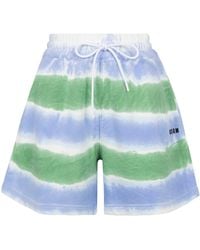 MSGM - Cotton Shorts - Lyst