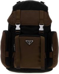 Prada - Two-Tone Re-Nylon Backpack - Lyst