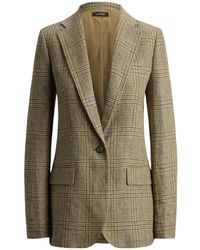 Ralph Lauren - 100% Linen Multi-Stripe Jacket - Lyst