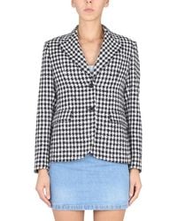 Versace - Wool Blend Tweed Jacket - Lyst