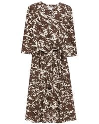Max Mara - Elegant Three-Quarter Sleeve Dress - Lyst