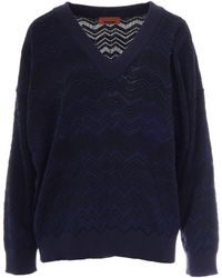 Missoni - V Neck Sweater - Lyst