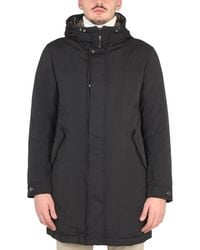 Moorer - High Neck Hooded Jacket - Lyst