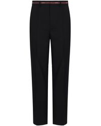 Gucci - Selvedge-Detail Wool Trousers - Lyst
