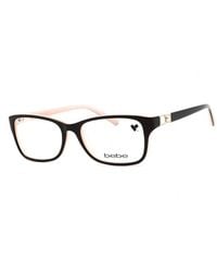 Bebe - Sleek Rectangular Eyeglasses - Lyst