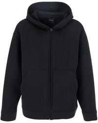 Le Plain - Tech Fabric Jacket With Fixed Hood And Two Front Pockets - Lyst