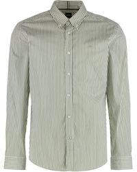 BOSS - Slim Fit Cotton Oxford Shirt - Lyst