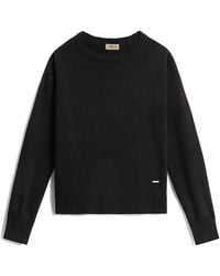 Woolrich - Comfort Wool Cashmere Blend Crew Neck Sweater - Lyst