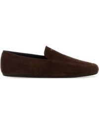 Prada - Suede Loafers - Lyst