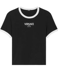 Versace - Top With Print - Lyst