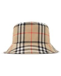 Burberry - Classic Check Bucket Hat - Lyst
