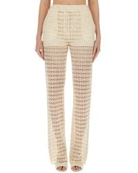 Alysi - Wide Macramé Pants - Lyst