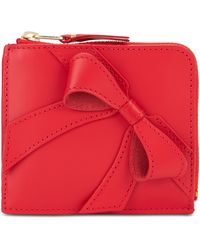 Comme des Garçons - Leather Wallet With Bow — Cow Hide & Purses - Lyst