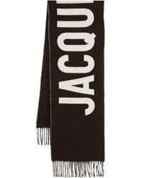 Jacquemus - Oversized Wool Logo Scarf - Lyst