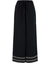 Bode - Viscose Mathilde Wide-Leg - Lyst