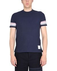Thom Browne - Stripes T-Shirt - Lyst