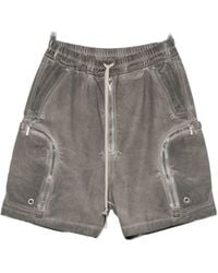 Rick Owens - Bauhaus Zip-Detail Cargo Shorts - Lyst