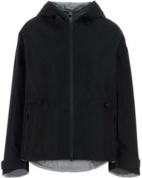 Herno - Black Polyester Windbreaker - Lyst
