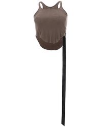 Rick Owens - Solid Scoop Neck Top - Lyst