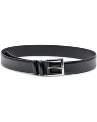 Orciani - Elegant Leather Belt With Polished Buckle - Lyst