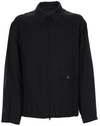 Our Legacy - Solid Shirt Collar Jacket - Lyst