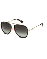 Gucci - Gg0062S Aviator Sunglasses - Lyst