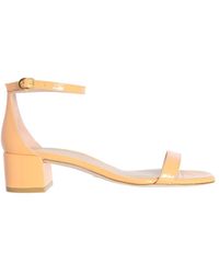 Stuart Weitzman - Nudist Curve 35 Block Sandals - Lyst
