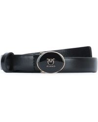Pinko - Round Enamel H2 Belt.Low - Lyst