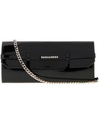 DSquared² - Mini Leather Crossbody Bag With Hardware - Lyst